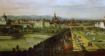 View of Vienna from Belvedere