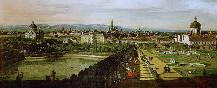 View of Vienna from Belvedere